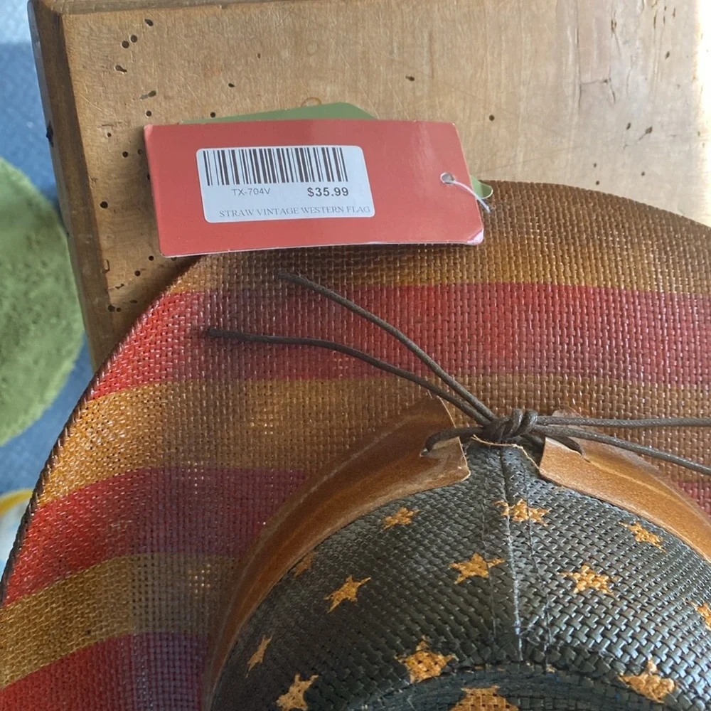 Patriotic Star and Stripe Cowboy Hat